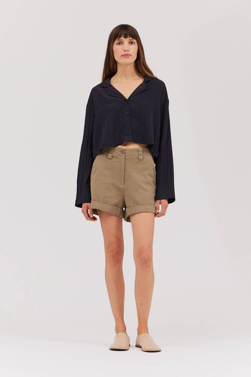 The Dry Sage Twill Shorts